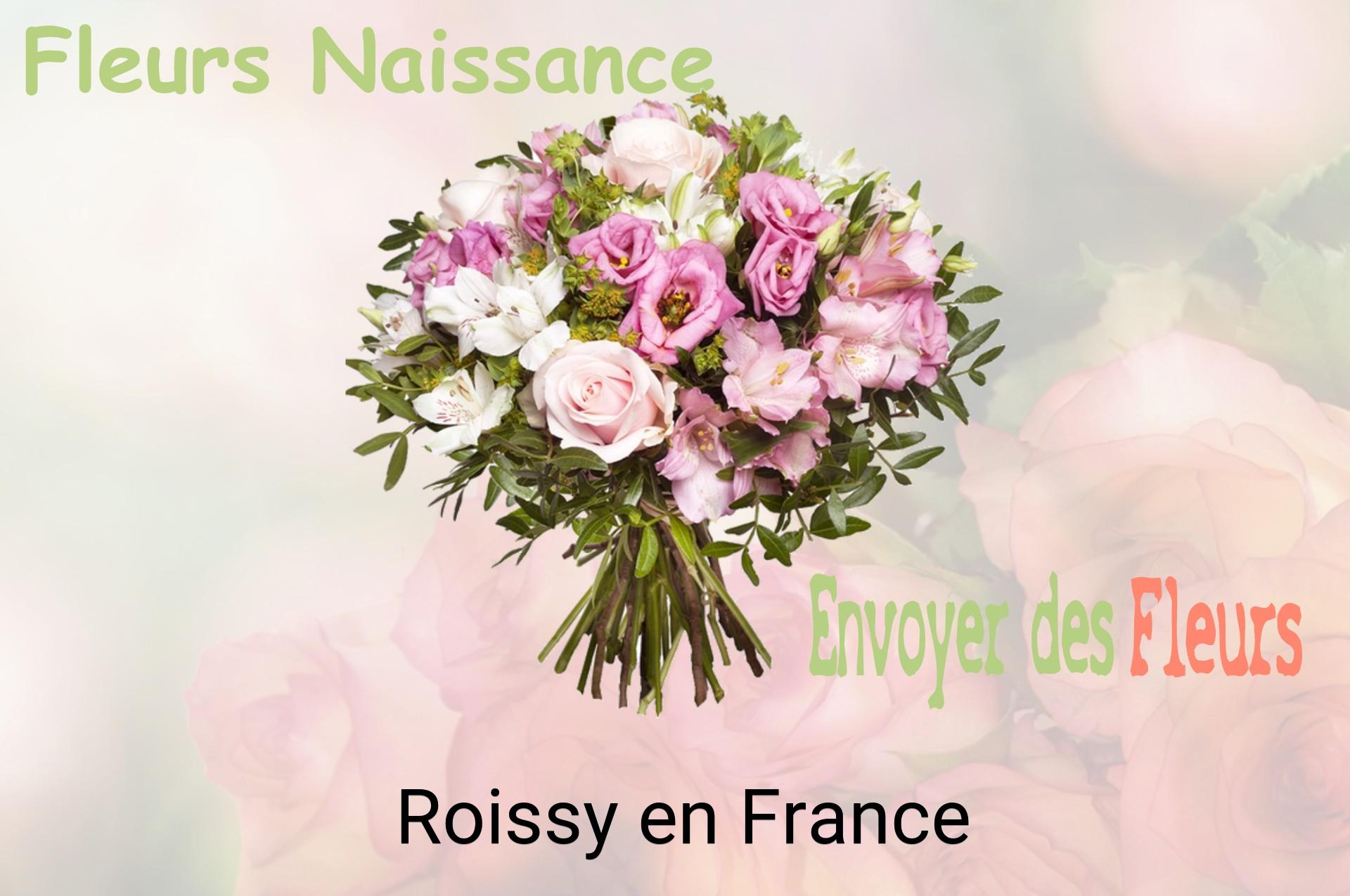 Bouquet de fleurs de naissance livré à Roissy-en-France